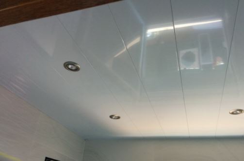 luz falso techo de aluminio