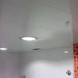 luz led techo aluminio baño