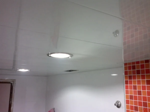 luz led techo aluminio baño